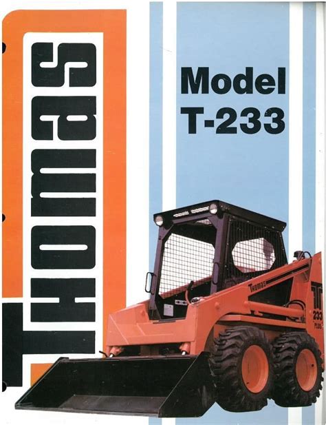 233 thomas skid steer motor|thomas t233 hd specs.